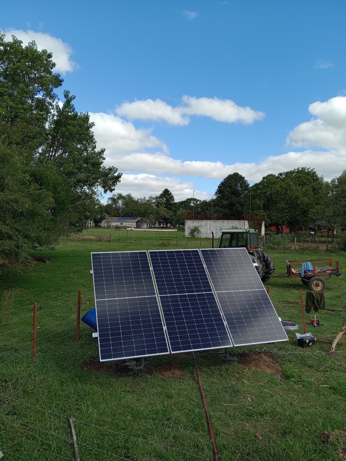 Instalación solar - Estancia La Victoria - Bombeo